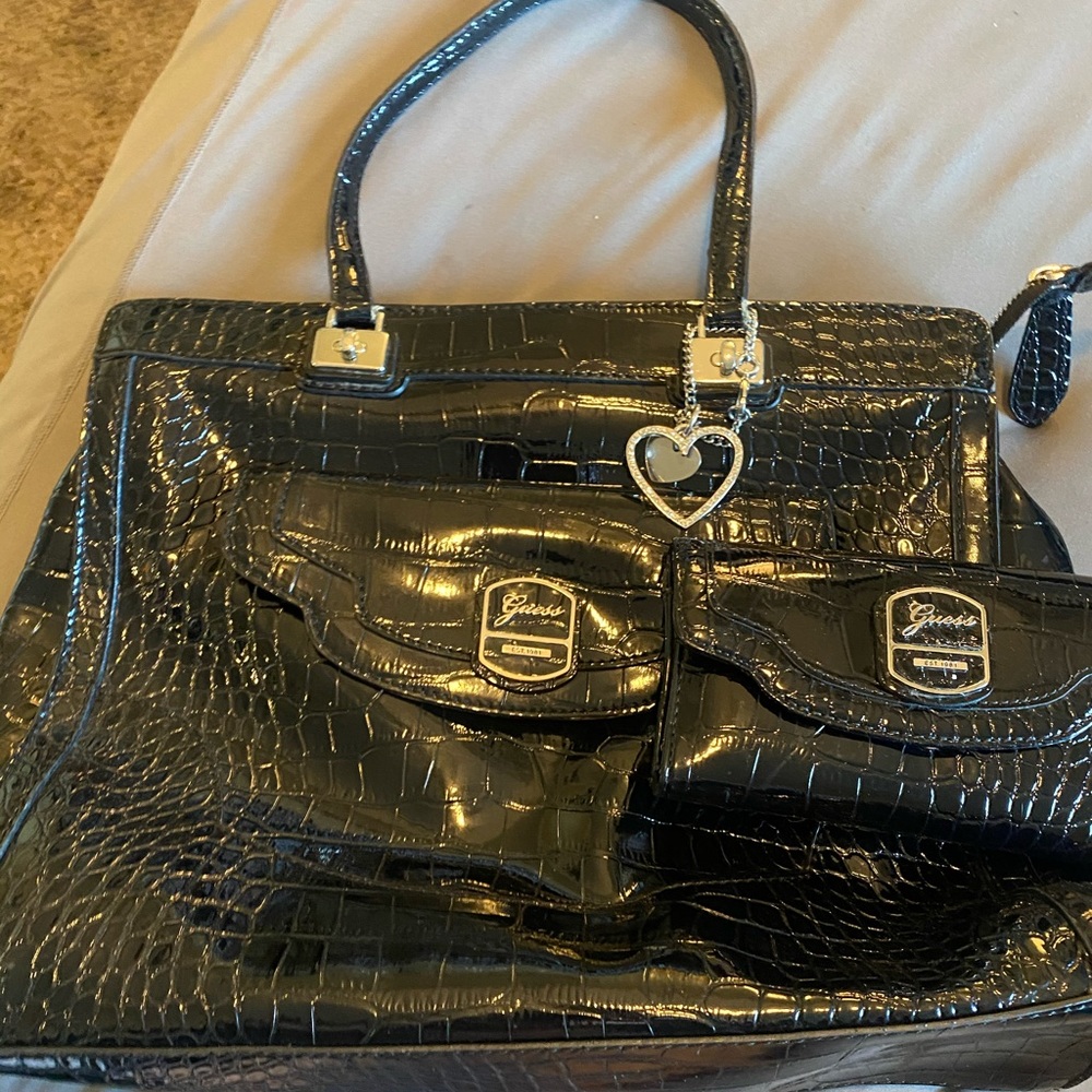 Guess purse and wallet